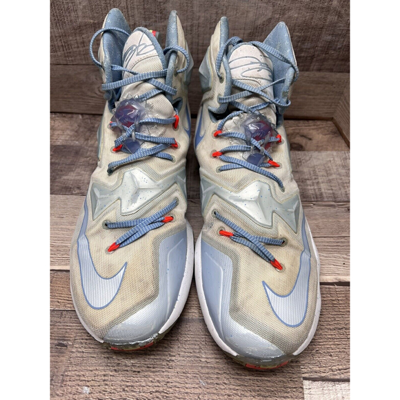 Nike Lebron 13 xiii Christmas Blue Mesh 816278-144 Men Sz 12 Preowned main image 5